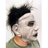 Siyah Saçlı Michael Myers Lateks Yüze Tam Yapışan Et Maske Korku Maskesi