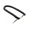 Spiral Siyah Pluglu Ahize Kordonu 30 cm (KDO)
