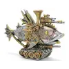 Steampunk Polyester Tasarım Balık Figürü Alk2453