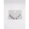 Su Damlası Detaylı Altılı Küpe - Kp00658