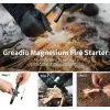 Survive Magnezyum Çubuğu Ateş Başlatıcı Çakmak Taşı