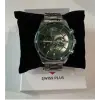 Swiss Plus Man Watch Basic Seri Model-2 ST3516AGS Green-Silver(Kol Saati) (KDO)