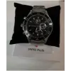 Swiss Plus Man Watch Basic Seri Model-7 ST3504AGS Lüx Black-Silver(Kol Saati) (KDO)