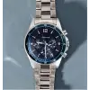 Swiss Plus Man Watch Basic Seri Model-8 ST3516AGS Lüx Blue-Silver(Kol Saati) (KDO)