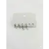 Rodyum Zirkon Taşlı Pirinç Altılı  Kombin Küpe - Kp00626
