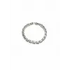 Rodyum Zirkon Taşlı Pirinç Cm Bileklik 17+2 Cm  - Kbl0433