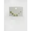 Taşlı Kalp Detaylı Altılı Küpe - Kp00594
