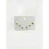 Sarı-pembe-rodyum Zirkon Taşlı Pirinç Altılı  Kombin Küpe - Kp00664