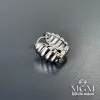Taşsız Rodyum Kaplamalı Küpe - Kp00156