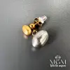 Çift Renk -rodyum Pirinç Küpeler - Kp00105