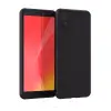 Tcl L7 Kılıf First Silikon - Siyah