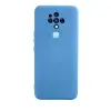 Tecno Camon 16 Kılıf Nano İçi Kadife Silikon - Mavi