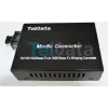 Teldata Media Converter Single Mode 10-100-1000 20 Km Dual Sc 2 Li Paket Set