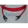 Teldata TLD-100K Cat6 1MT Kırmızı Utp Patch Kablo (KDO)