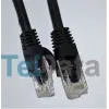 Teldata TLD-100S Cat6 1MT Siyah Utp Patch Kablo (KDO)