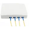 TELDATA TLD-FTTH465 FTTH SONLANDIRMA KUTUSU SIMPLEX-4 PORT-INDOOR-WHITE (KDO)