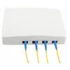 TELDATA TLD-FTTH465 FTTH SONLANDIRMA KUTUSU SIMPLEX-4 PORT-INDOOR-WHITE (KDO)