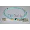 TELDATA TLD-SCLCOM31 SC-UPC-LC-UPC MM DX OM3 1 METRE FIBER OPTIK PATCHCORD