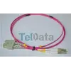 TELDATA TLD-SCLCOM41 SC-UPC-LC-UPC MM DX OM4 1 METRE FIBER OPTIK PATCHCORD