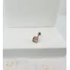 Rose Zirkon Taşlı Uç Kısmı : Pirinç Kıkırdak Bar Uzunluğu : 6 Mm / Bar Kalınlığı 0.8 Mm / Top Boyu 3 Mm - Pt0015-2