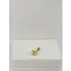 Zirkon Taşlı Uç Kısmı : Pirinç Kıkırdak Bar Uzunluğu : 6 Mm / Bar Kalınlığı 0.8 Mm / Top Boyu 3 Mm  - Pt0060-1