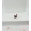 Rose Zirkon Taşlı Uç Kısmı : Pirinç Kıkırdak Bar Uzunluğu : 6 Mm / Bar Kalınlığı 0.8 Mm / Top Boyu 3 Mm - Pt0017-2