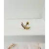 Zirkon Taşlı Uç Kısmı : Pirinç Kıkırdak Bar Uzunluğu : 6 Mm / Bar Kalınlığı 0.8 Mm / Top Boyu 3 Mm - Pt0003-1