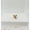 Zirkon Taşlı Uç Kısmı : Pirinç Kıkırdak Bar Uzunluğu : 6 Mm / Bar Kalınlığı 0.8 Mm / Top Boyu 3 Mm - Pt0041-1