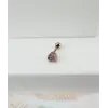 Rose Zirkon Taşlı Uç Kısmı : Pirinç Kıkırdak Bar Uzunluğu : 6 Mm / Bar Kalınlığı 0.8 Mm / Top Boyu 3 Mm - Pt0029-2
