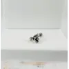 Rodyum Uç Kısmı : Pirinç Kıkırdak Bar Uzunluğu : 6 Mm / Bar Kalınlığı 0.8 Mm / Top Boyu 3 Mm - Pt0022