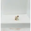 Zirkon Taşlı Uç Kısmı : Pirinç Kıkırdak Bar Uzunluğu : 6 Mm / Bar Kalınlığı 0.8 Mm / Top Boyu 3 Mm - Pt0023-1