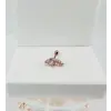 Rose Zirkon Taşlı Uç Kısmı : Pirinç Kıkırdak Bar Uzunluğu : 6 Mm / Bar Kalınlığı 0.8 Mm / Top Boyu 3 Mm - Pt0039-2