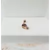 Rose Zirkon Taşlı Uç Kısmı : Pirinç Kıkırdak Bar Uzunluğu : 6 Mm / Bar Kalınlığı 0.8 Mm / Top Boyu 3 Mm - Pt0030-2
