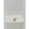 Rose Zirkon Taşlı Uç Kısmı : Pirinç Kıkırdak Bar Uzunluğu : 6 Mm / Bar Kalınlığı 0.8 Mm / Top Boyu 3 Mm  - Pt0063-2