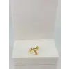 Zirkon Taşlı Uç Kısmı : Pirinç Kıkırdak Bar Uzunluğu : 6 Mm / Bar Kalınlığı 0.8 Mm / Top Boyu 3 Mm  - Pt0057-1