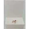 Rose Zirkon Taşlı Uç Kısmı : Pirinç Kıkırdak Bar Uzunluğu : 6 Mm / Bar Kalınlığı 0.8 Mm / Top Boyu 3 Mm  - Pt0057-2