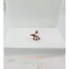 Rose Zirkon Taşlı Uç Kısmı : Pirinç Kıkırdak Bar Uzunluğu : 6 Mm / Bar Kalınlığı 0.8 Mm / Top Boyu 3 Mm - Pt0034-2