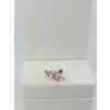 Rose Zirkon Taşlı Uç Kısmı : Pirinç Kıkırdak Bar Uzunluğu : 6 Mm / Bar Kalınlığı 0.8 Mm / Top Boyu 3 Mm - Pt0069-2