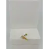 Zirkon Taşlı Uç Kısmı : Pirinç Kıkırdak Bar Uzunluğu : 6 Mm / Bar Kalınlığı 0.8 Mm / Top Boyu 3 Mm  - Pt0056-1