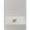 Zirkon Taşlı Uç Kısmı : Pirinç Kıkırdak Bar Uzunluğu : 6 Mm / Bar Kalınlığı 0.8 Mm / Top Boyu 3 Mm  - Pt0059-1