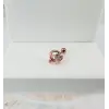 Rose Zirkon Taşlı Uç Kısmı : Pirinç Kıkırdak Bar Uzunluğu : 6 Mm / Bar Kalınlığı 0.8 Mm / Top Boyu 3 Mm - Pt0032-2