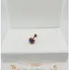 Rose Zirkon Taşlı Uç Kısmı : Pirinç Kıkırdak Bar Uzunluğu : 6 Mm / Bar Kalınlığı 0.8 Mm / Top Boyu 3 Mm - Pt0038-2