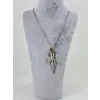 Tribal Balta  Figürü Çelik Erkek Kolye - Ekl0102