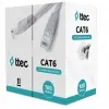 Ttec KBL-CAT6-23CCA-IN100G İç Mekan PVC Gri 100 metre Kablo
