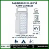 Usv 6v Akülü 80 Saat Kamp Lambası Işıldak