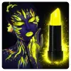 Uv Neon Sarı Ruj – Karanlıkta Parlayan Makyaj Boyası