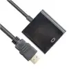 Vcom CG591-B-0.15 Siyah Hdmi Erkek To Vga Dişi Dönüştürücü