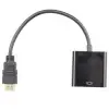 Vcom CG591-B-0.15 Siyah Hdmi Erkek To Vga Dişi Dönüştürücü (KDO)
