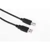 Vcom CU201-B-5.0 5MT Siyah 2.0V Usb 2.0 Yazıcı Kablosu (KDO)