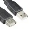 Vcom CU202-B-5.0 Siyah 5.0MT Usb 2.0 Uzatma Kablosu (KDO)